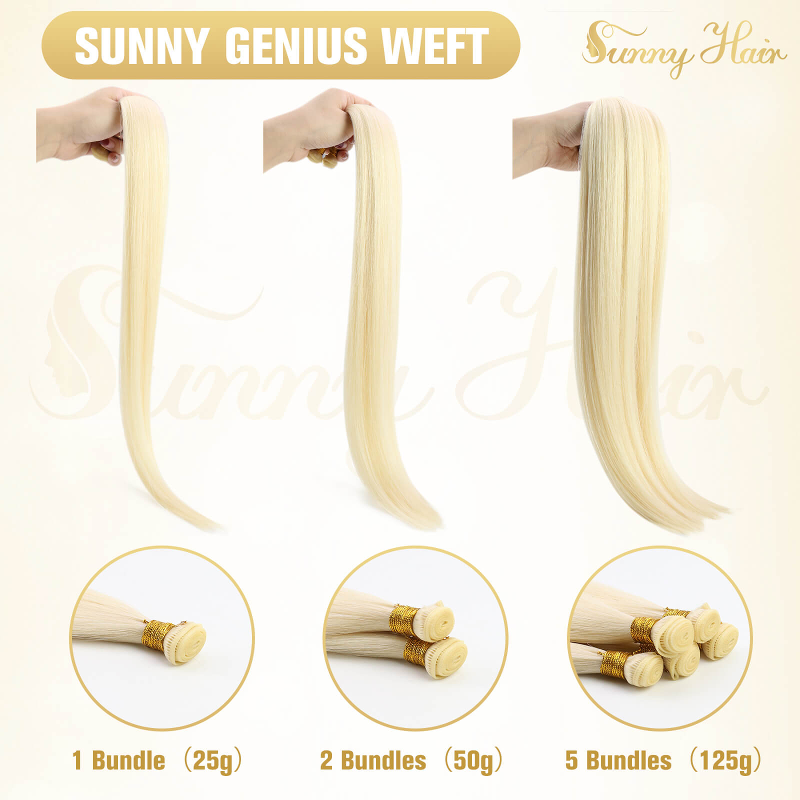 hair_weft,genius weft hair,hair extensions for full head,sunny hair extensions,How Many Hair Extensions do I Need for a Full Head?